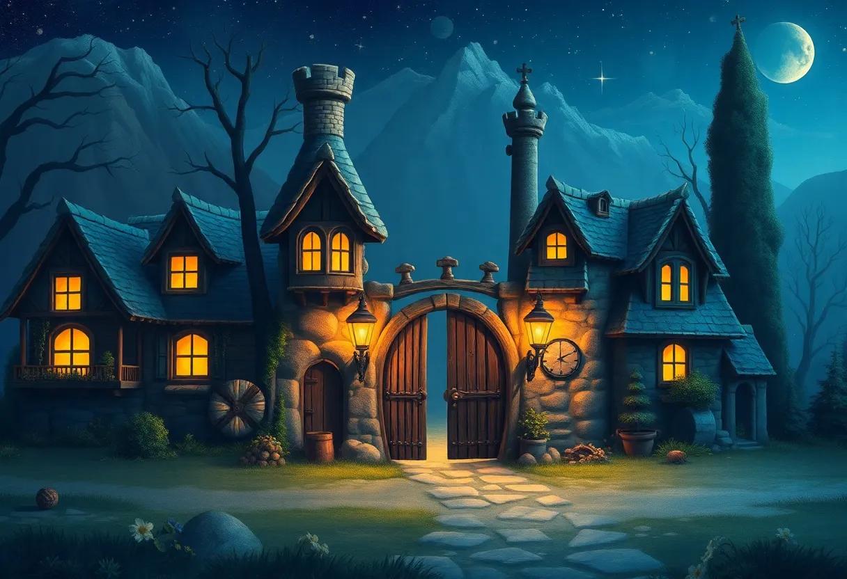 The Arrival at⁢ the ⁣Enchanted⁣ village⁣ Gate
