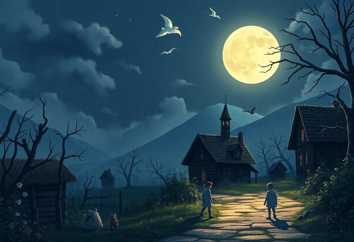 The Moonlight's Gift ‍to ‌the Village Children
