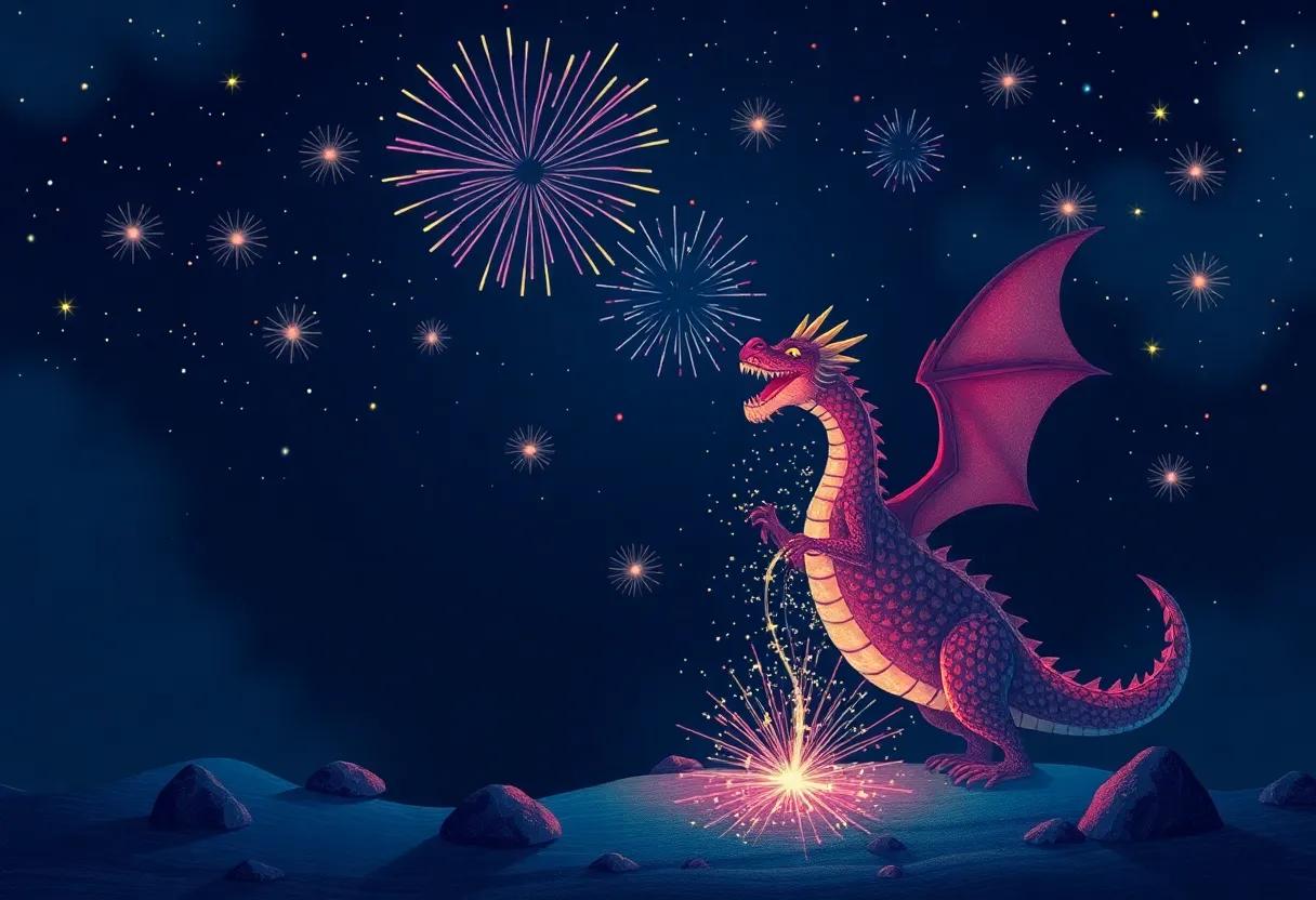 A Burst ‍of Colors Lighting Up the Stars