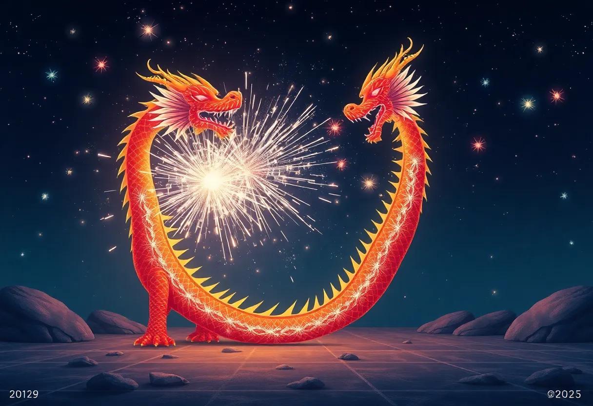 The Dragon's Dance Under⁤ the‌ midnight Sky