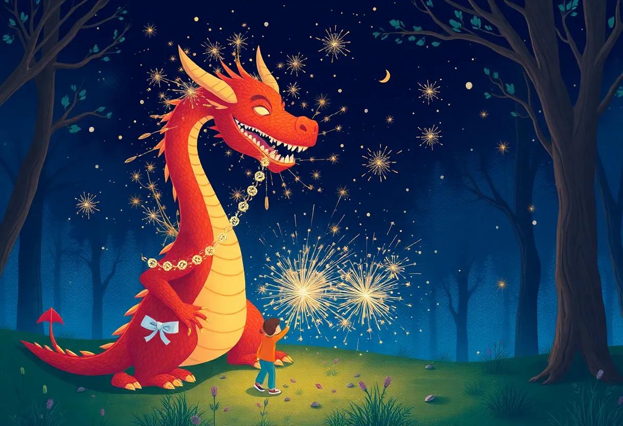 The Enchanted Arrival of ‍the New‌ Year's Dragon
