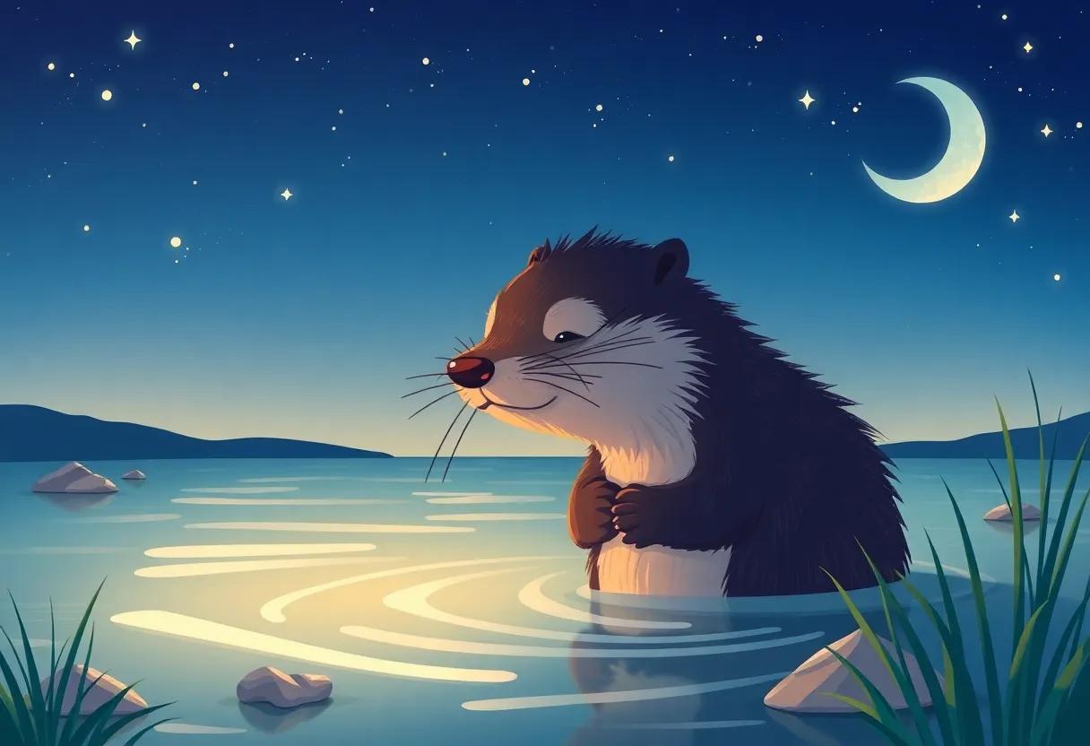 Meeting friends Under the Glowing Twilight Sky