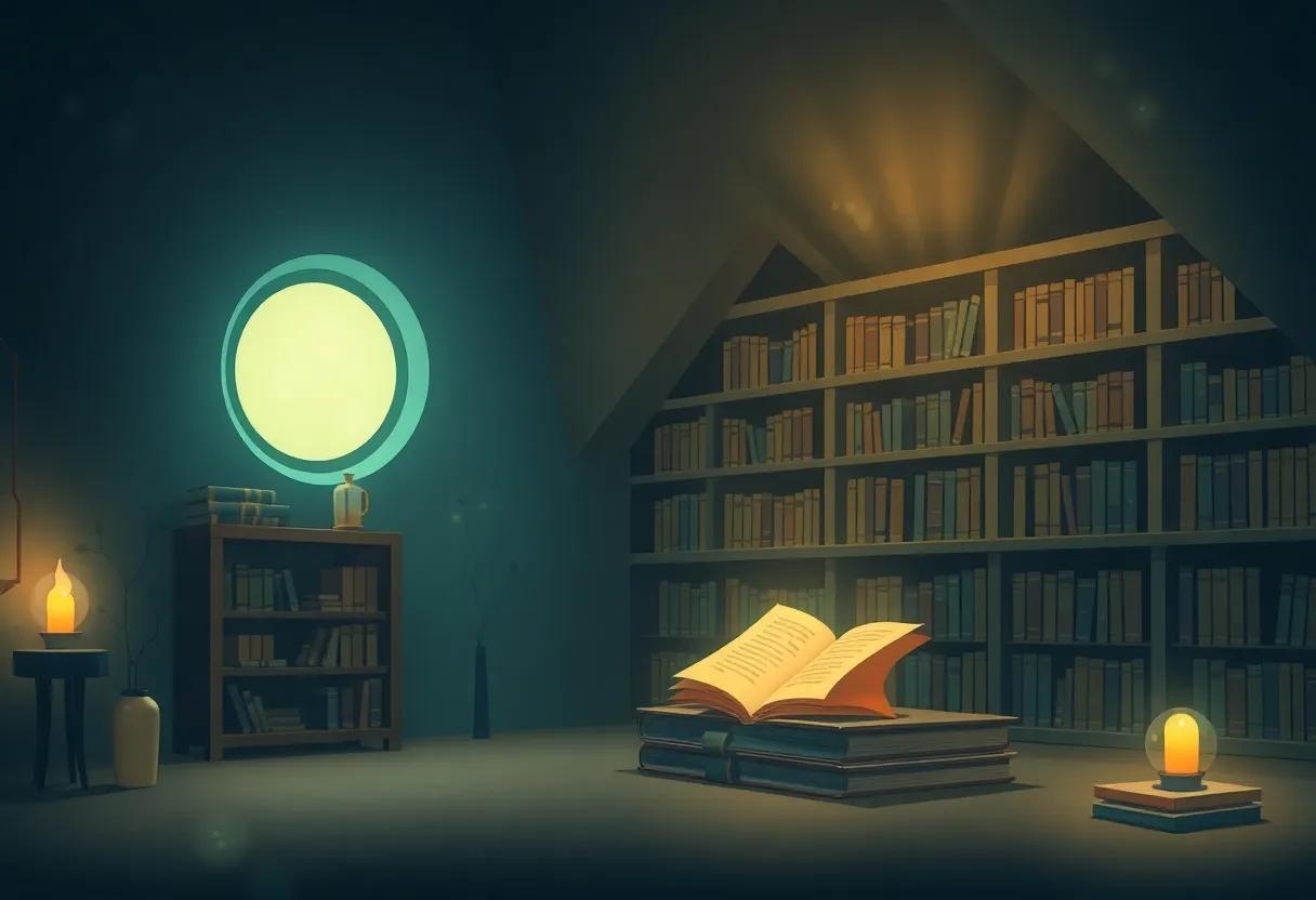The Mysterious Glow of the Owl's Hidden Library