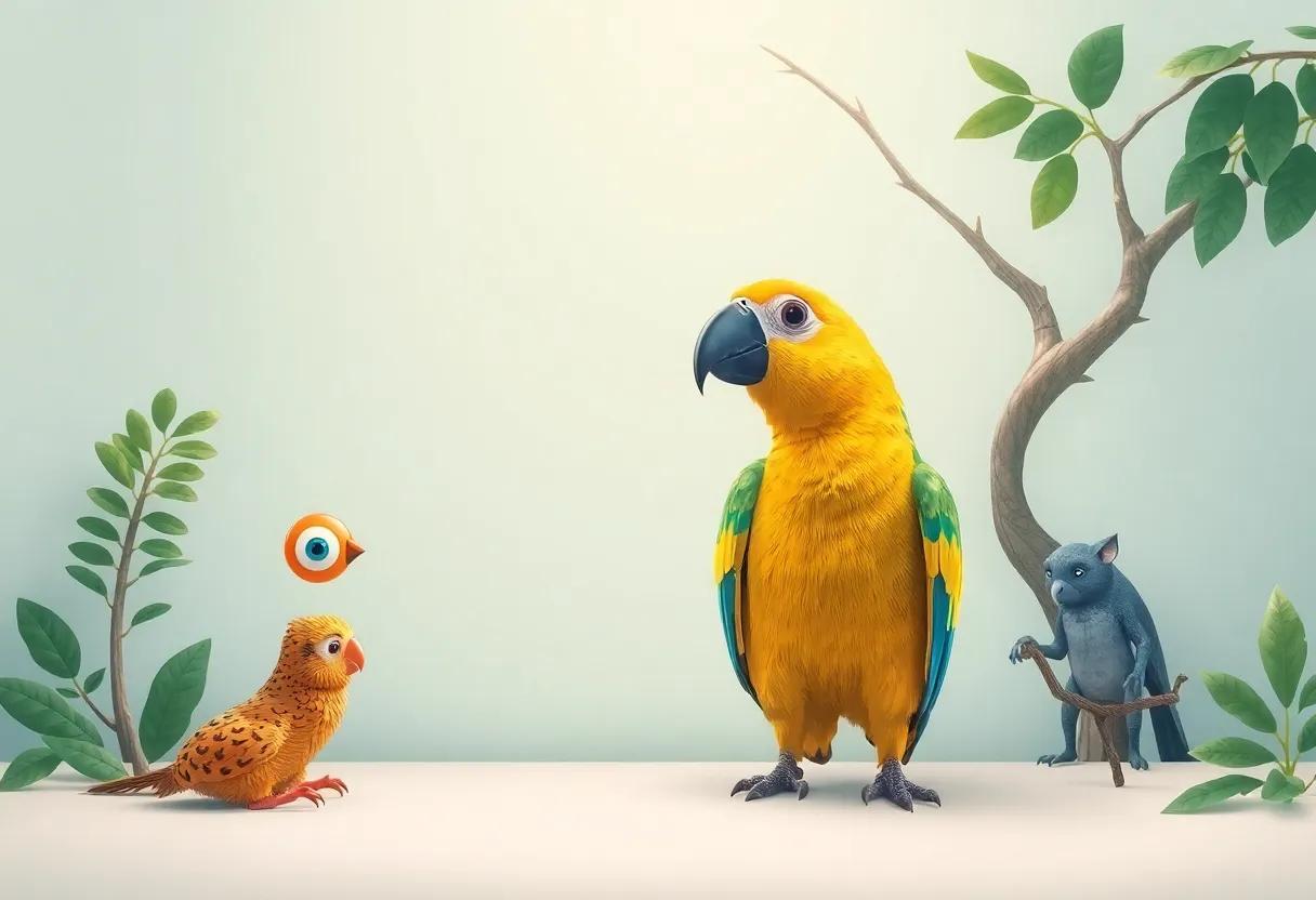 The‍ Day the Parrot​ United All the Forest Creatures