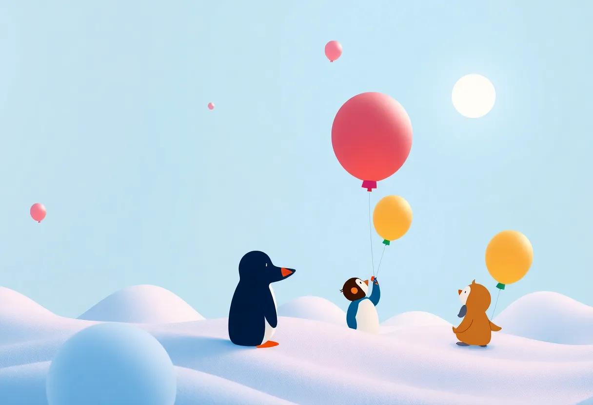 Friends Join the Balloon Adventure Party