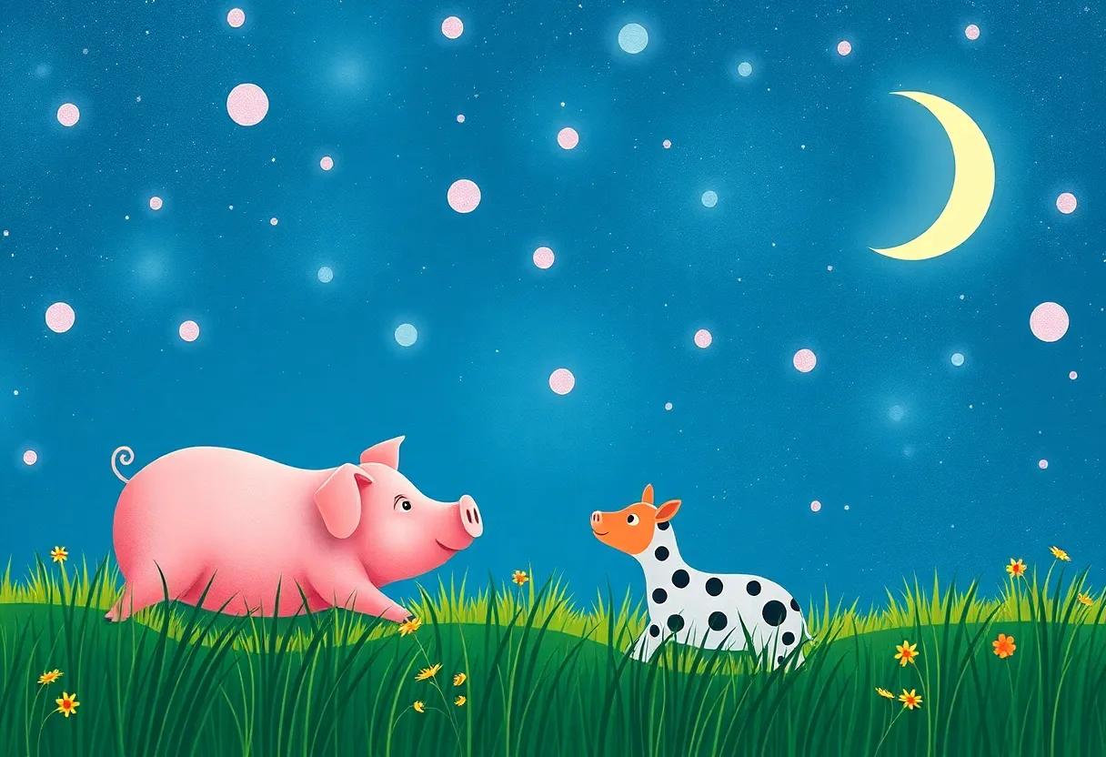 The Animals Gaze in Wonder and Delight