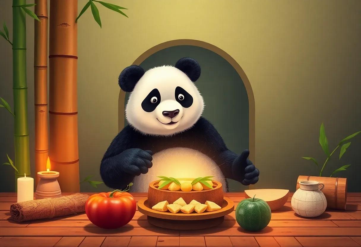 Pippa ⁣Panda Prepares a Magical Bamboo Feast