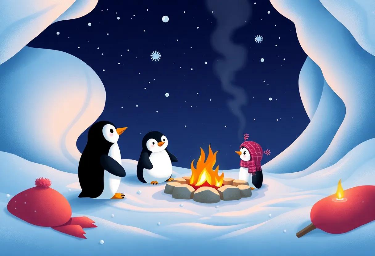 A ⁣Warm Celebration Around the Crackling Snowfire