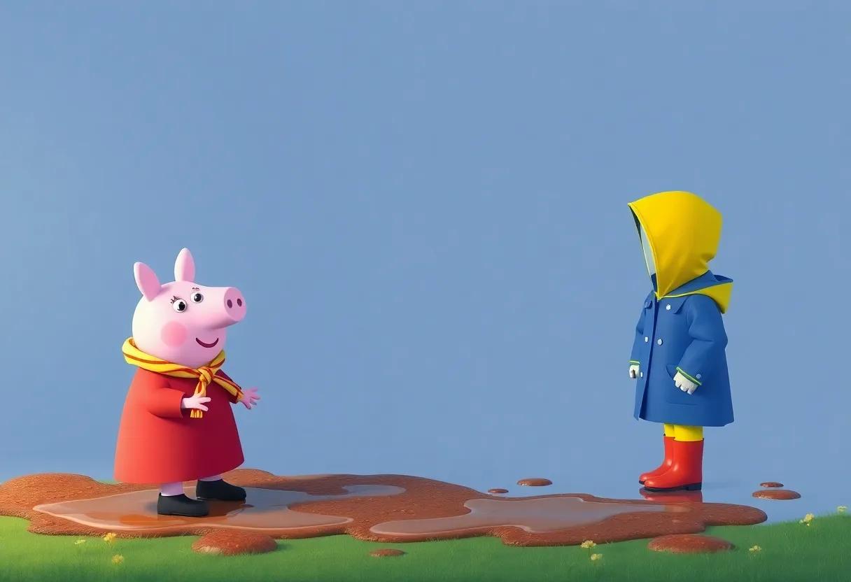 Dressing Up in Colorful Raincoats and Boots