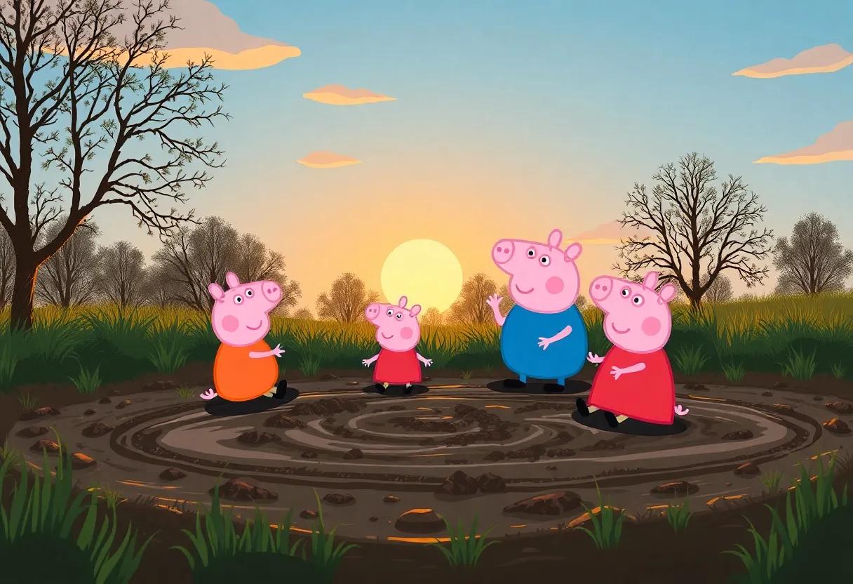 Watching the ⁣Sun⁤ Set Over the Muddy Playground
