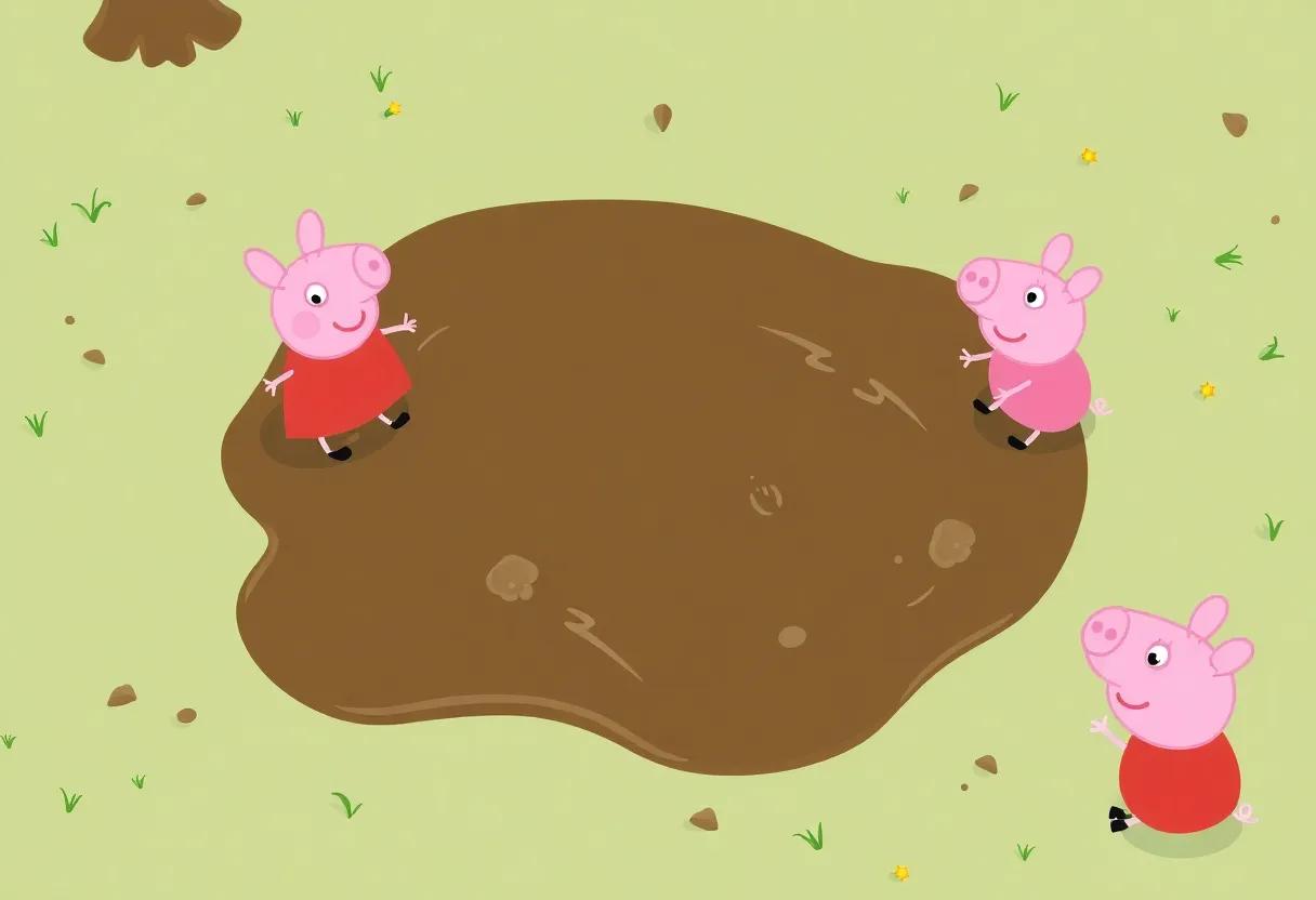 Pippa⁤ Pig Discovers the‍ Biggest Muddy Puddle in ⁢the Meadow