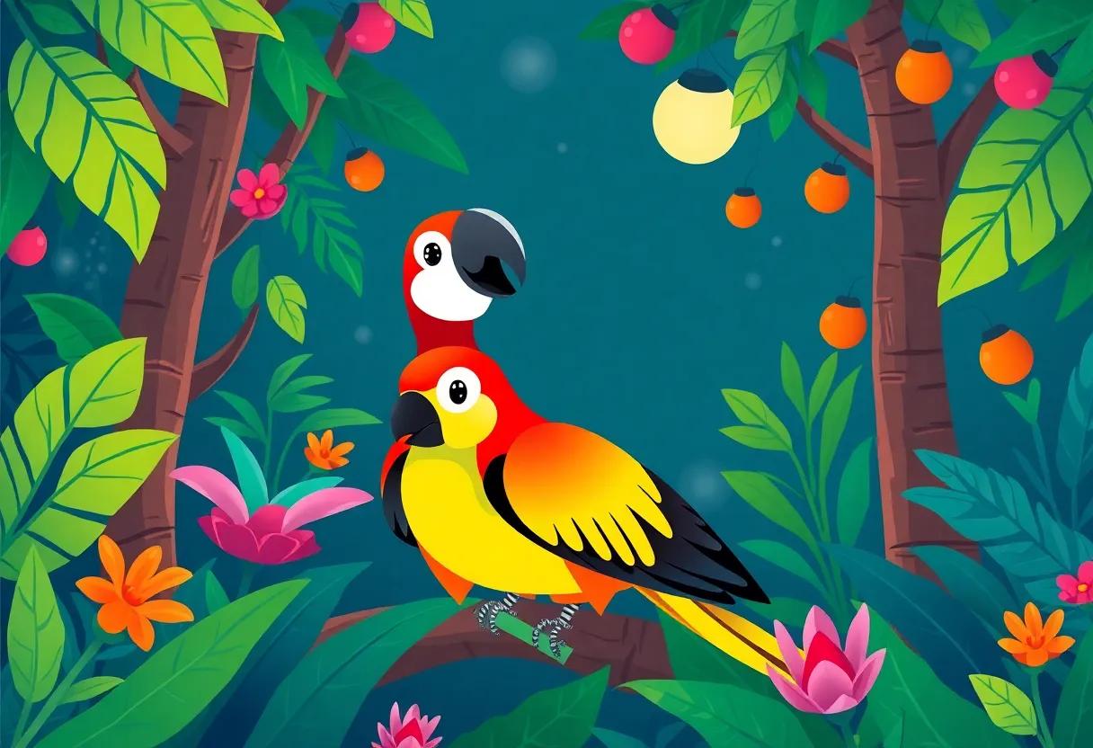 Pippin Parrot's Vibrant Jungle Home