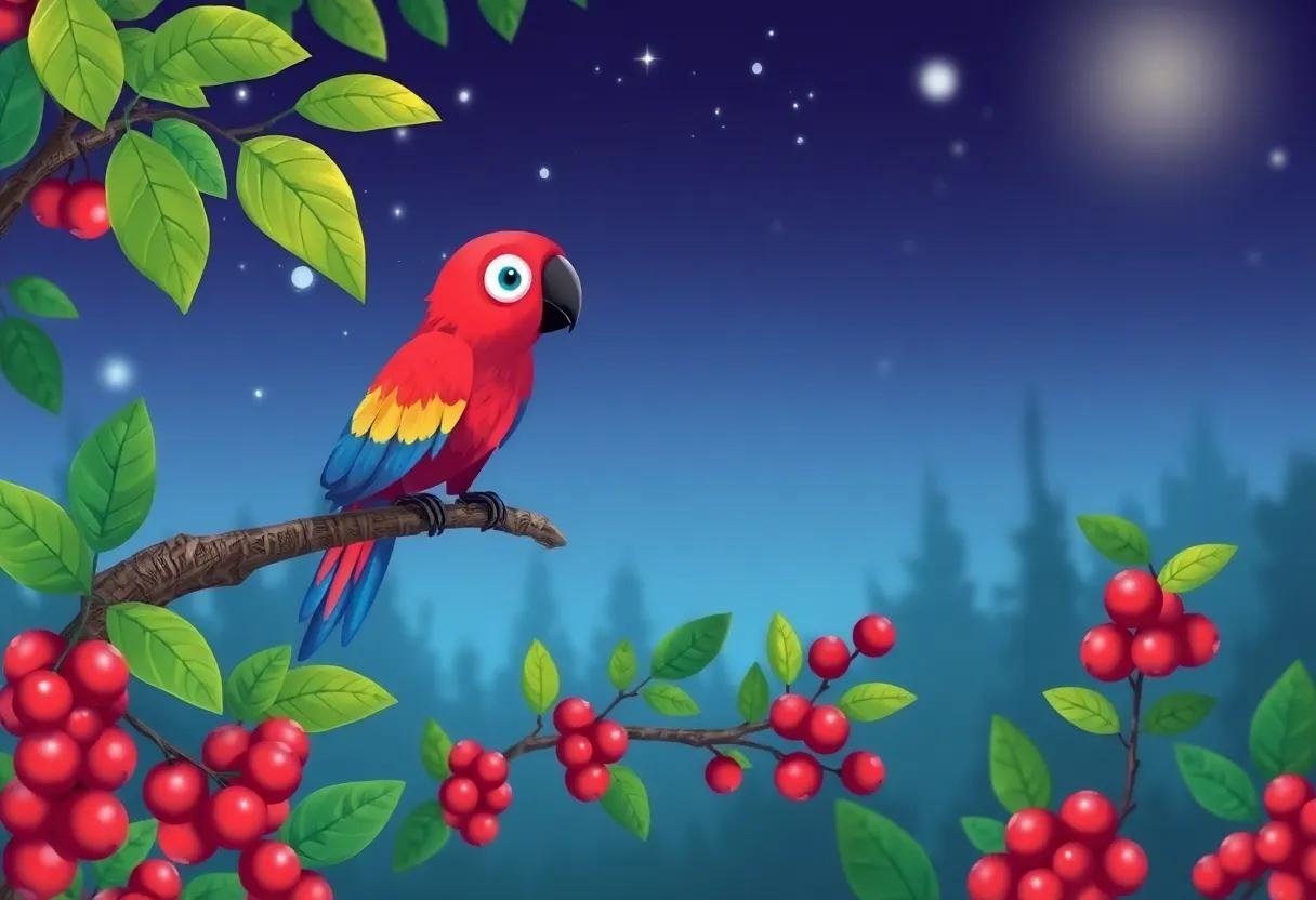 The ​Magical‌ Splash ⁤of Red​ Berries in the Forest