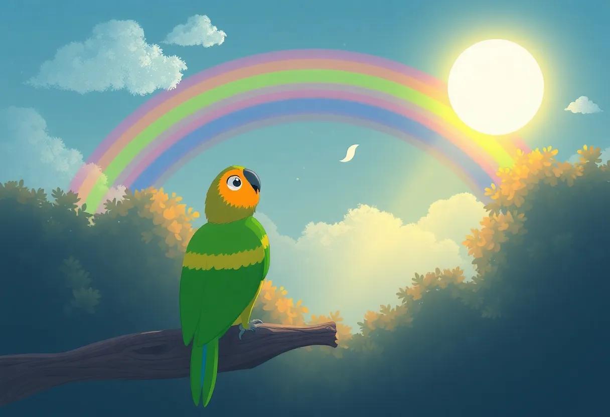 Resting Quietly beneath ⁤the Rainbow's ⁢End Glow