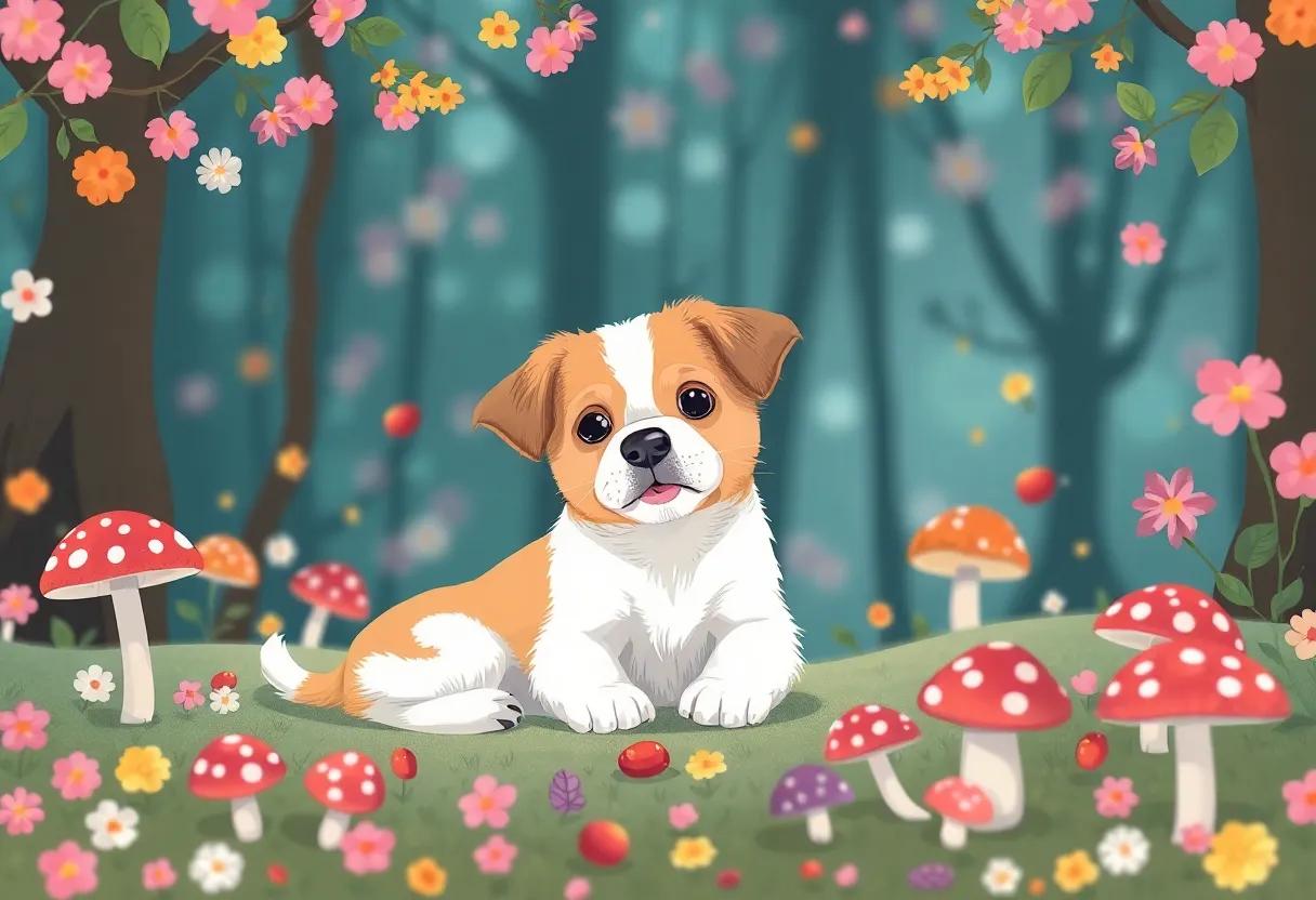 Playing Hide and Seek Among Colorful ⁢blossoms and Mushrooms