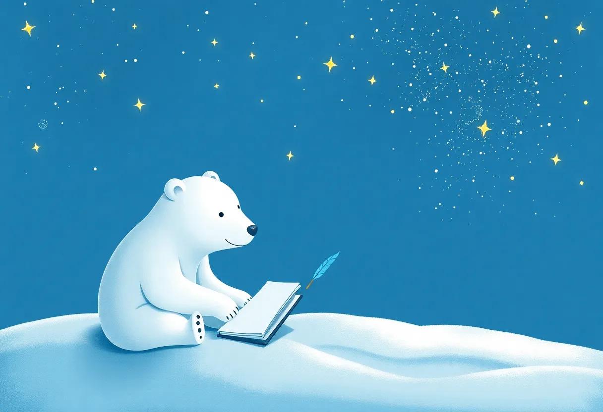 The Curious Polar ‌Bear and His Magical Quill