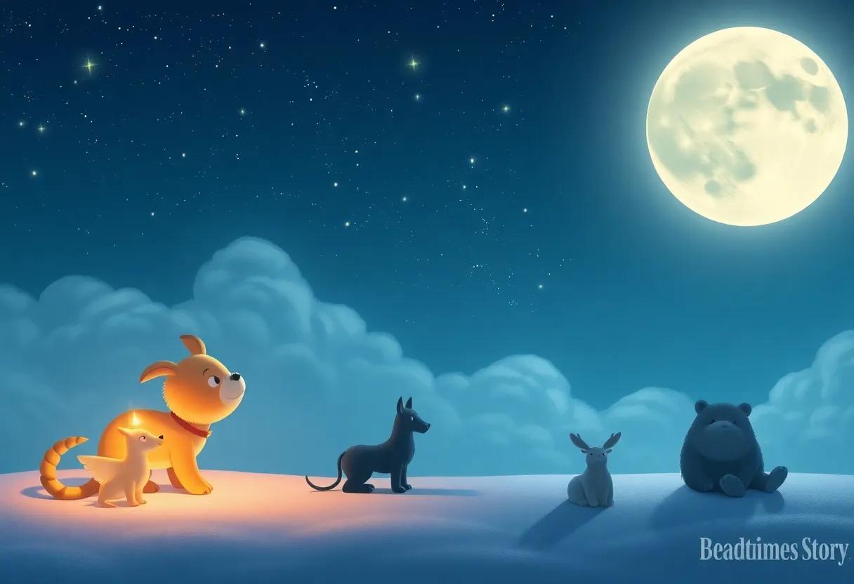 Secrets Shared Beneath the Moonlit Sky