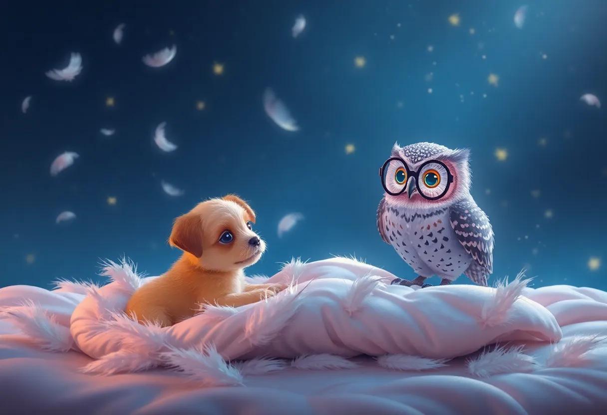 Meeting the wise Owl with Shimmering Glasses