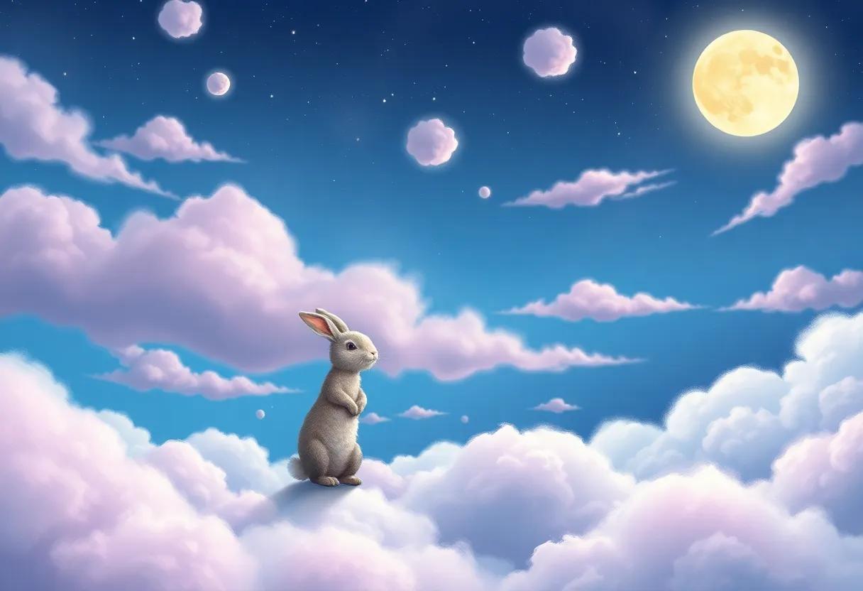 The Gentle Glow of Moonlight on Candy Swirls