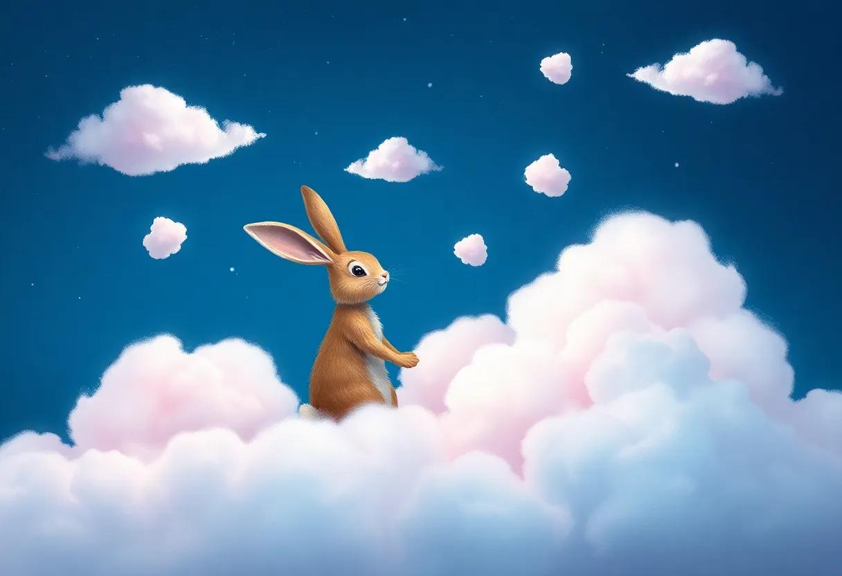Whispers of Cotton Candy Clouds Floating Above
