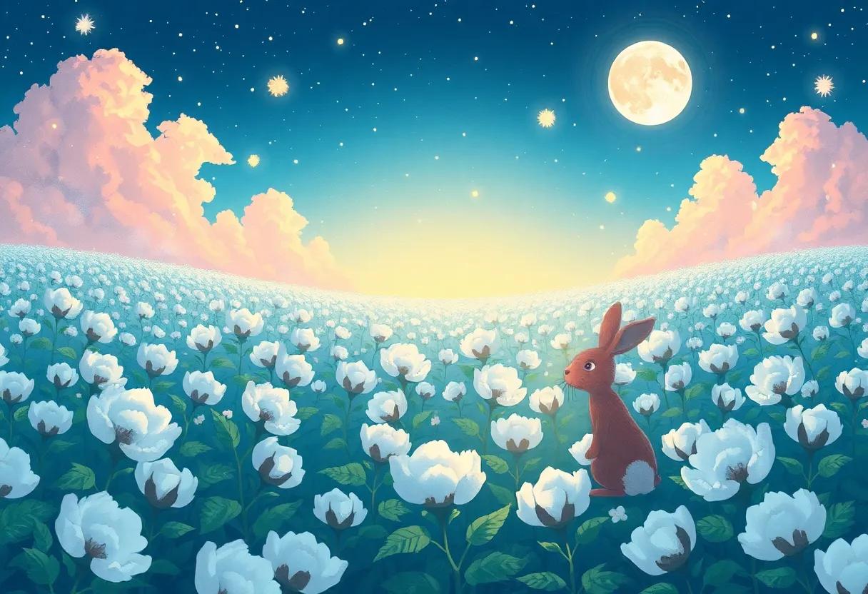 The first ⁢glimpse of the Magical Cotton Fields
