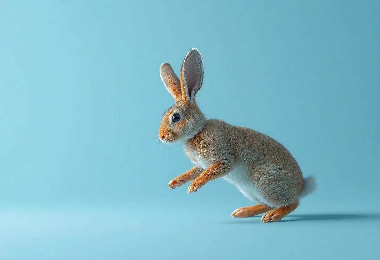 The Rabbit's First Struggle with⁣ Hopping