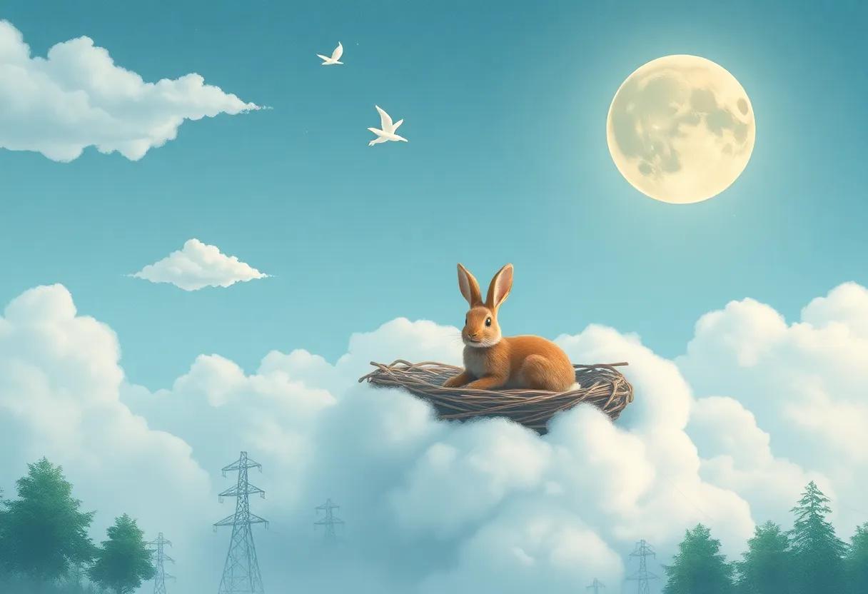 The Gentle Arrival of the Cloud ‍Nest Above the Forest
