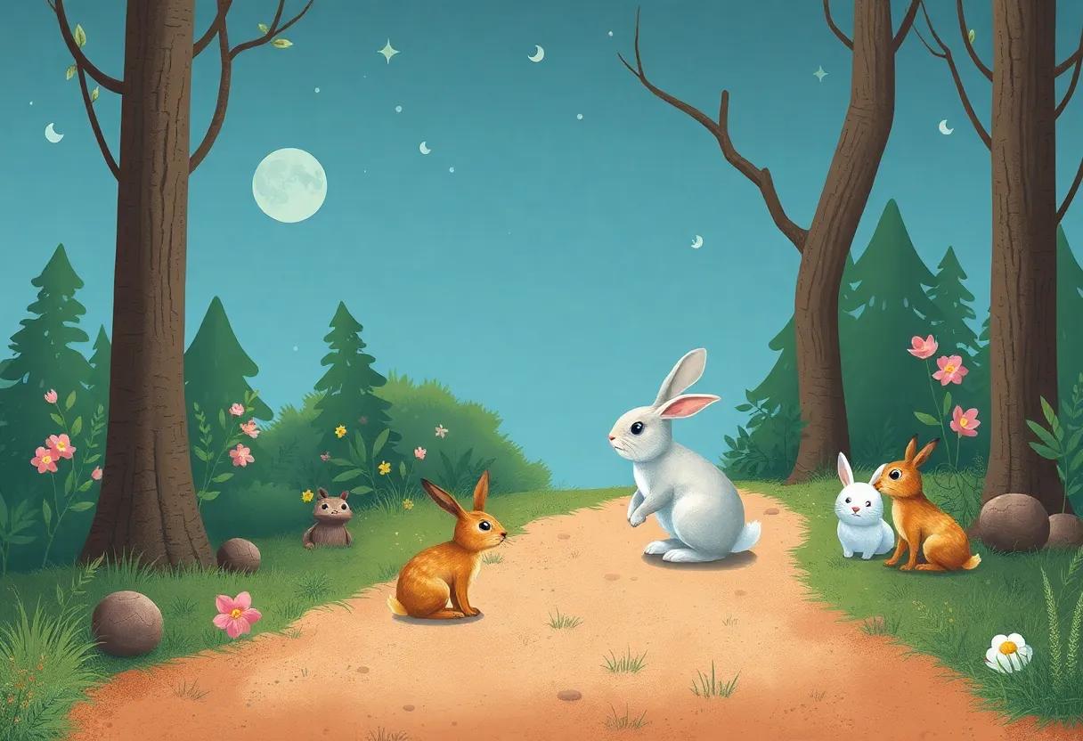 Meeting Friendly Forest Creatures Along the Path