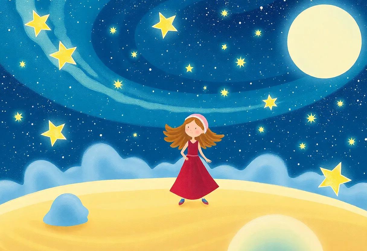 Flying among twinkling Starships and Silver Comets