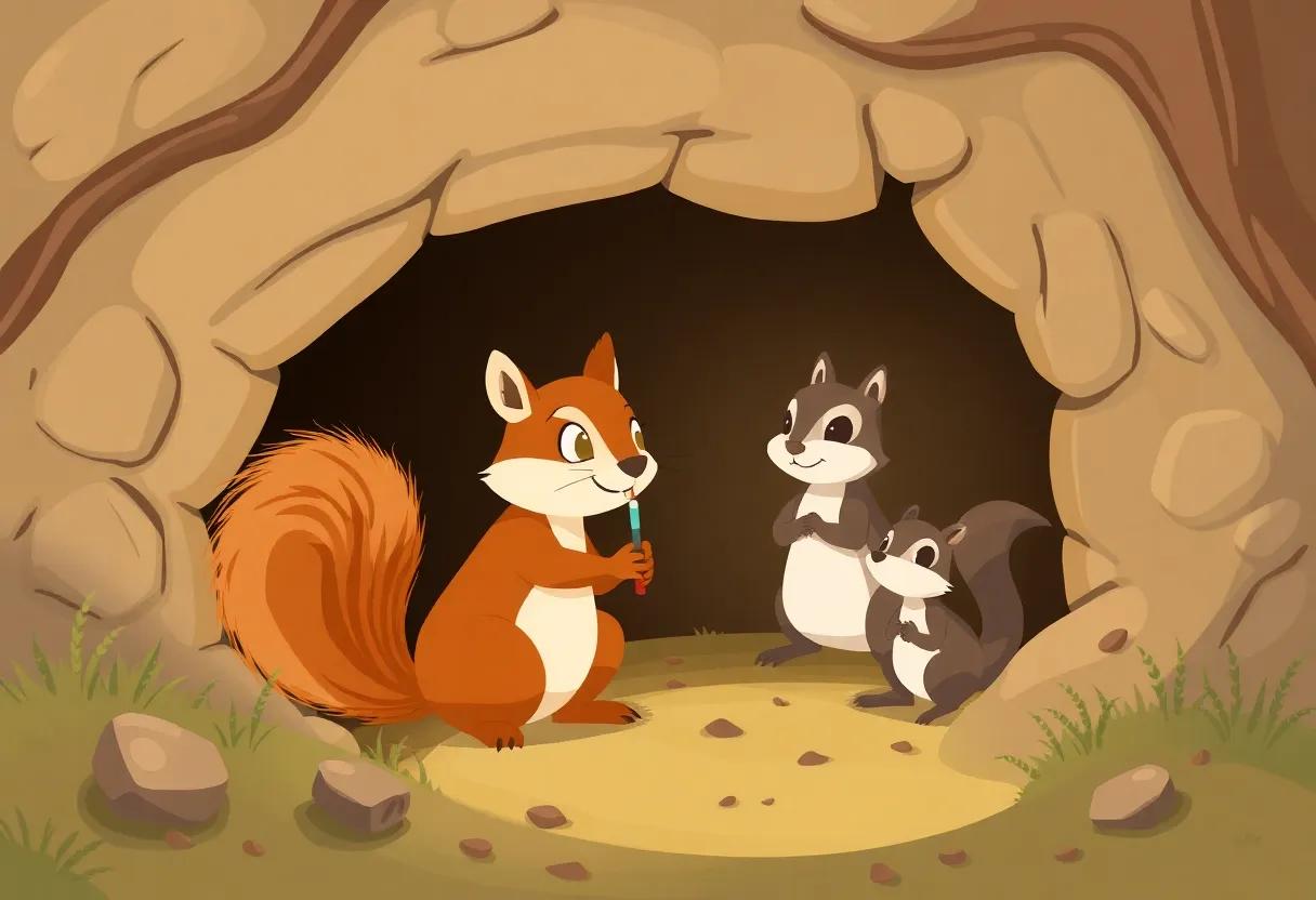 Braving the Shadowy Burrow of the ⁢Mischievous chipmunks