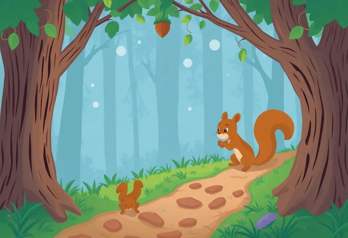 crossing the Whispering Forest Path