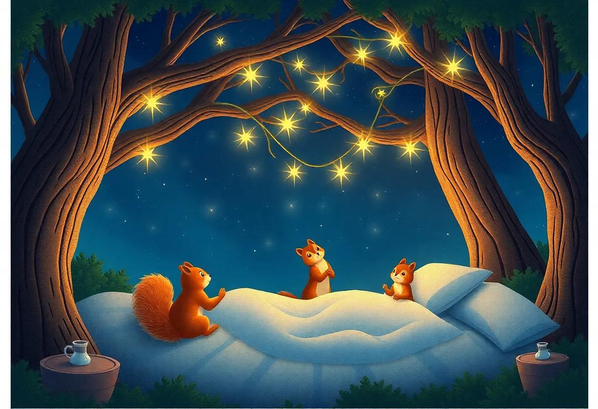Celebrating Under the Starlit Canopy with New Forest‍ Friends