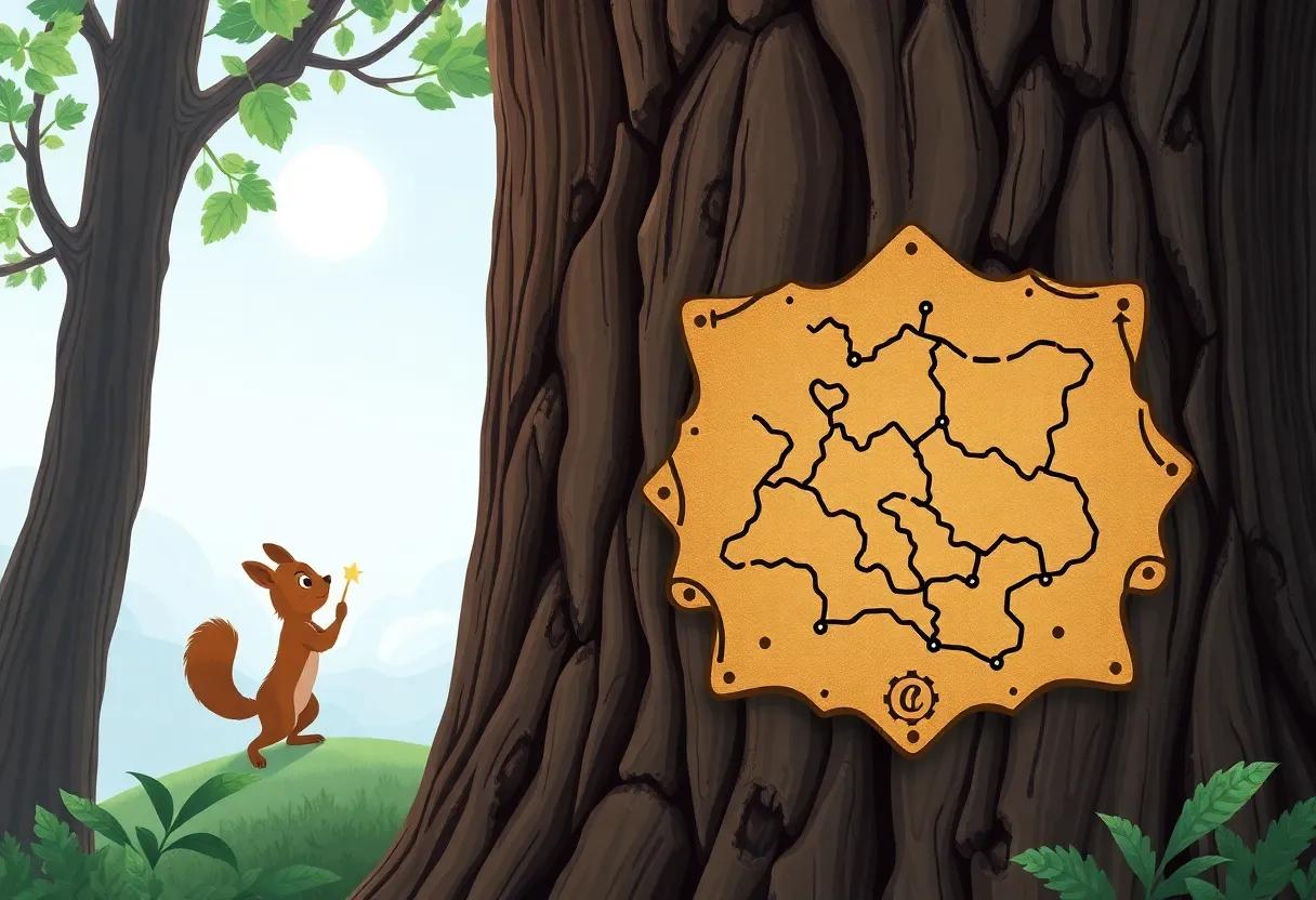 The Magical Map Carved into the ‍Old ​Tree Bark