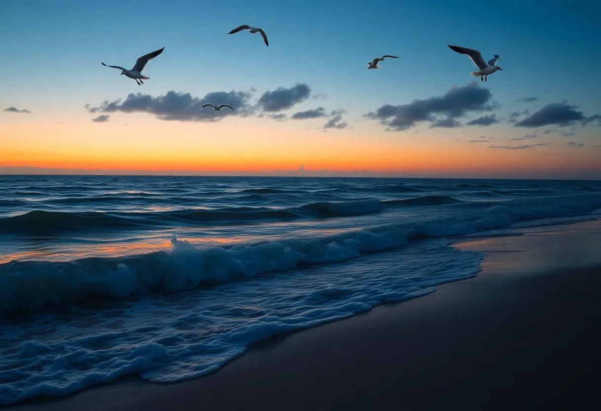 Listening​ to the ⁢Gentle Lullaby of⁤ the Ocean at‌ Dusk