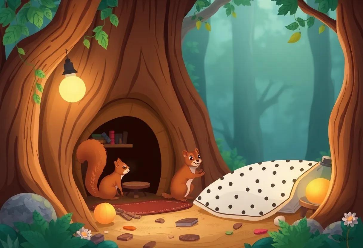 The ⁢Secret Forest Hideaway of the Shy Squirrel