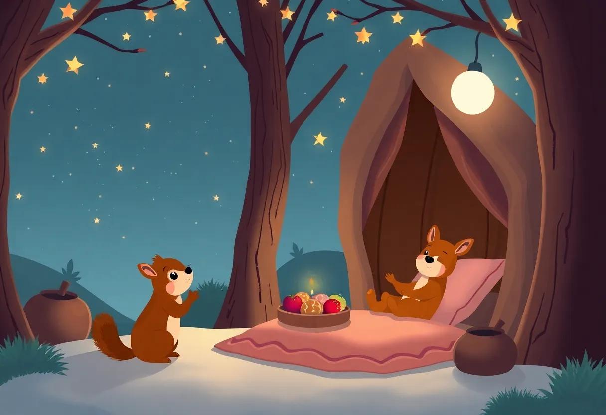 A Surprise​ Feast Under the Starlit Canopy