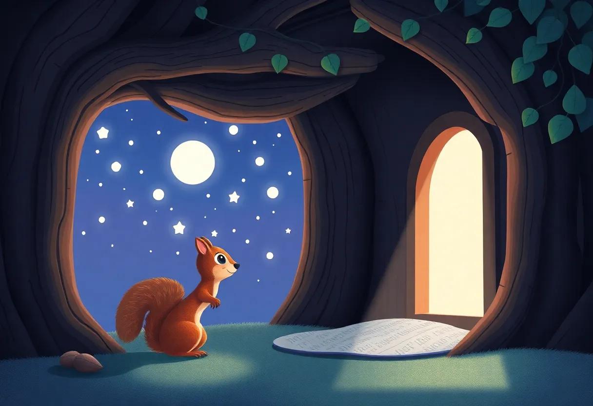 Dreamy moonlight Casting Magical Shadows