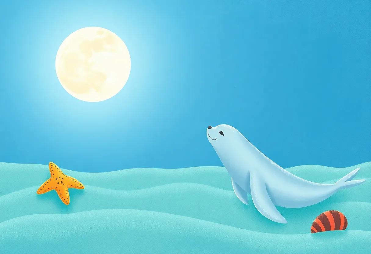 A Magical Friendship Between Seal and Starfish