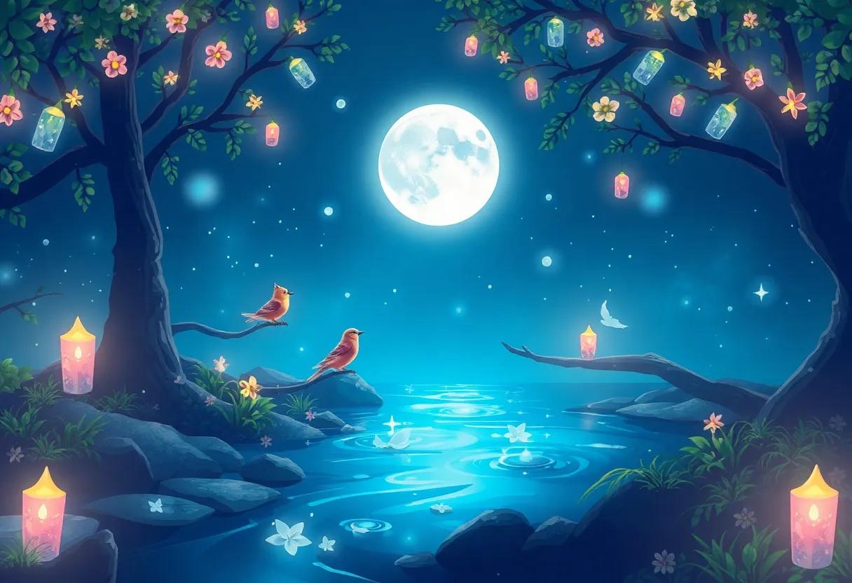 The enchanted River of Crystal Tunes