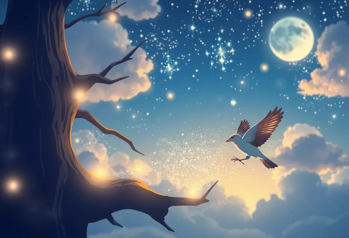 The Sparkling Dawn Where the Sparrow First sings