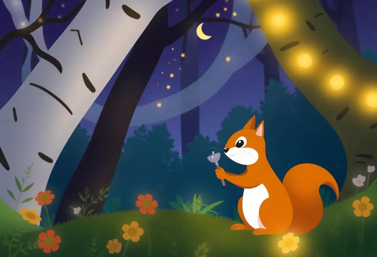 The Singing Squirrel's Enchanted Forest Home