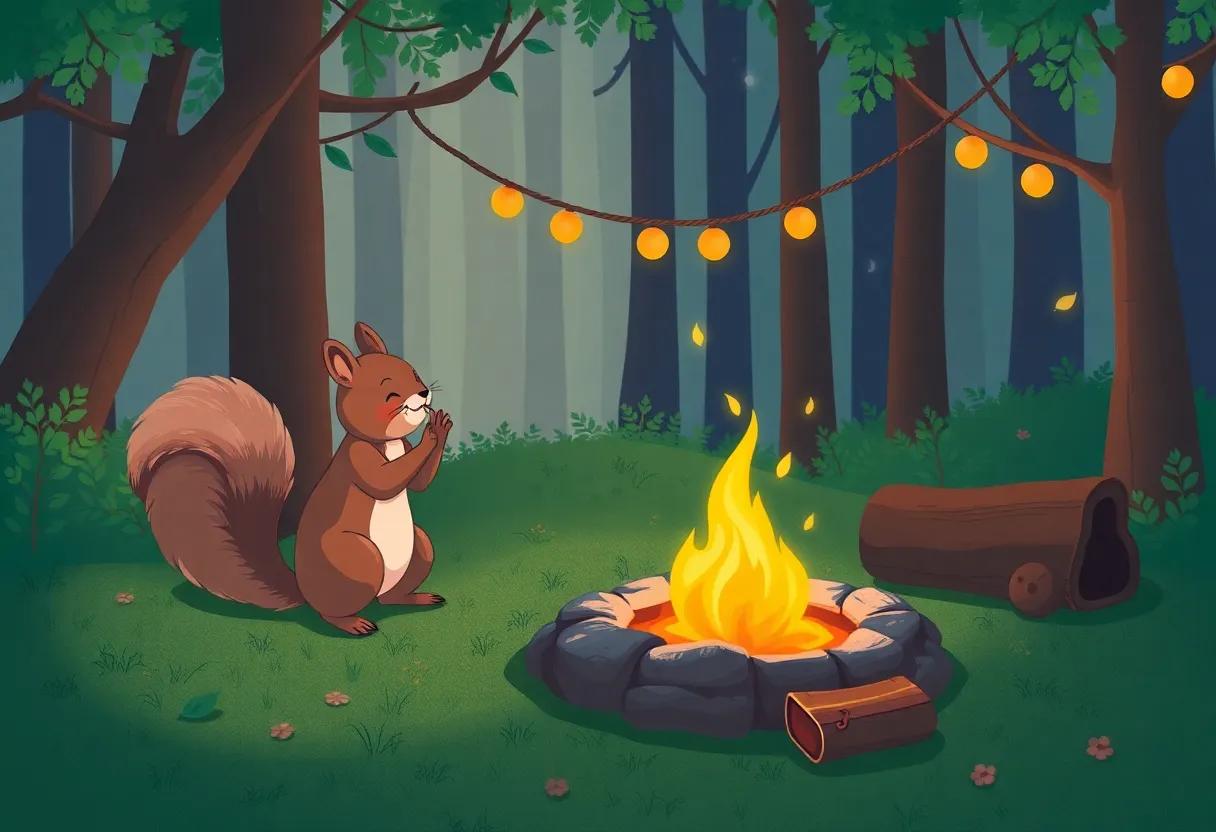 Celebrating ⁣Friendship Around the Glowing Campfire