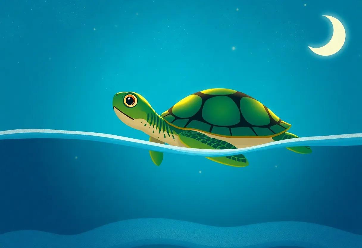 The ‍Turtle's melody⁣ That Calms ⁤the Night