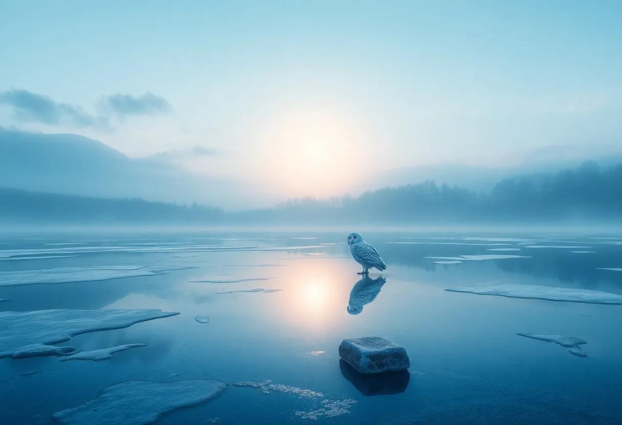 Crossing the​ Frozen‍ Lake of Reflections