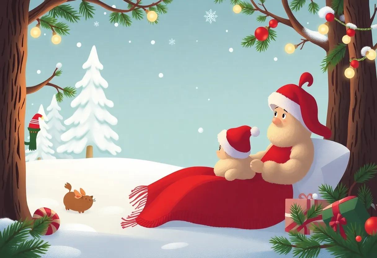 forest Friends Gather to Share Holiday Cheer