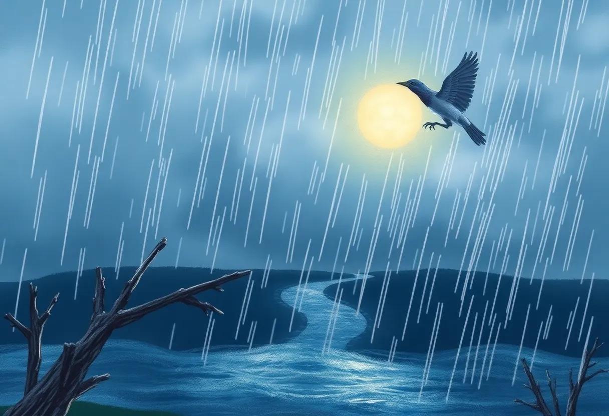 The Path Through Howling Winds and Rain