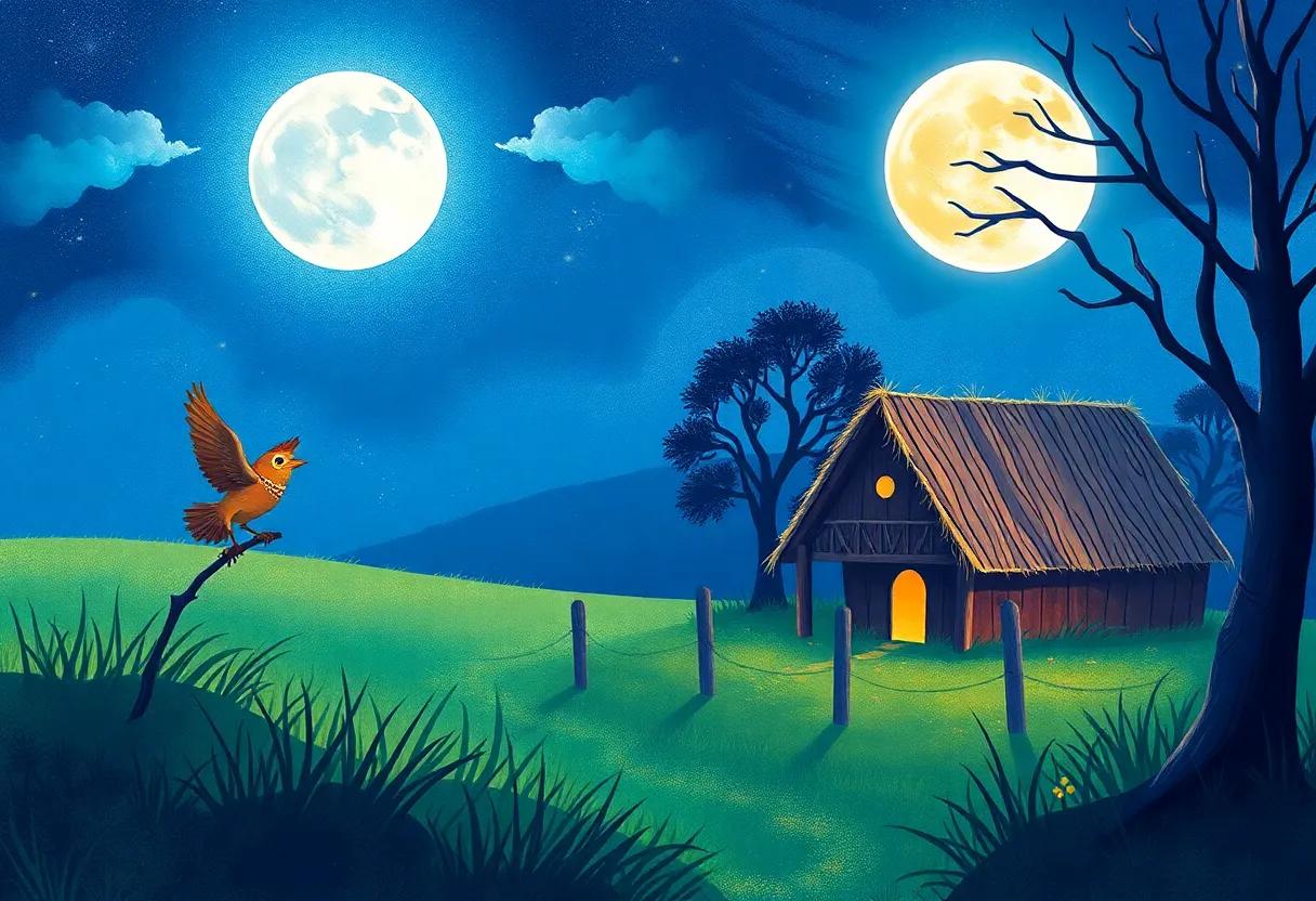 A Village United Under Moonlight