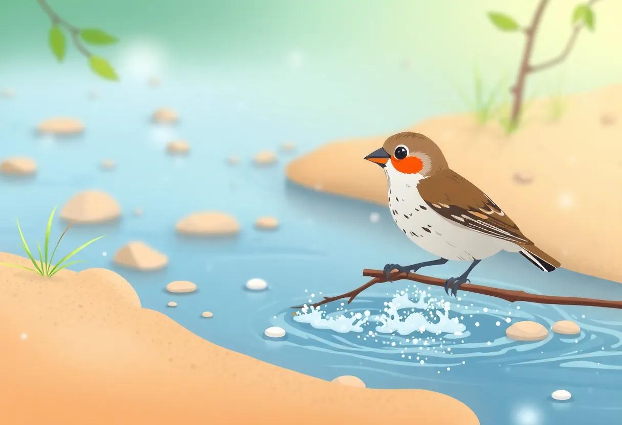 Crossing the Sparkling Stream with Courage