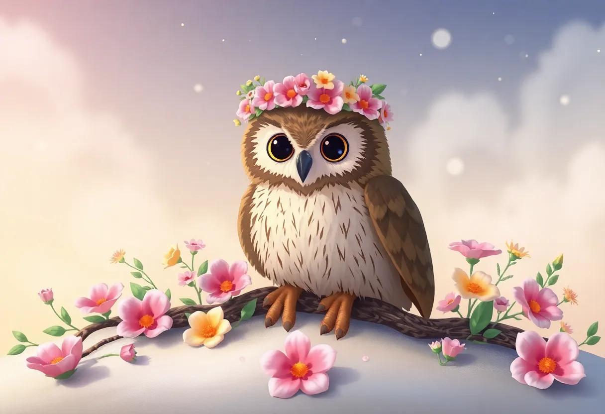 Meeting the Wise Owl Keeper of Ancient Floral Secrets