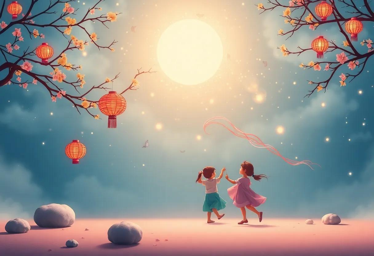 Children's Laughter Lighting Up the Sky